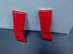 francie red boots